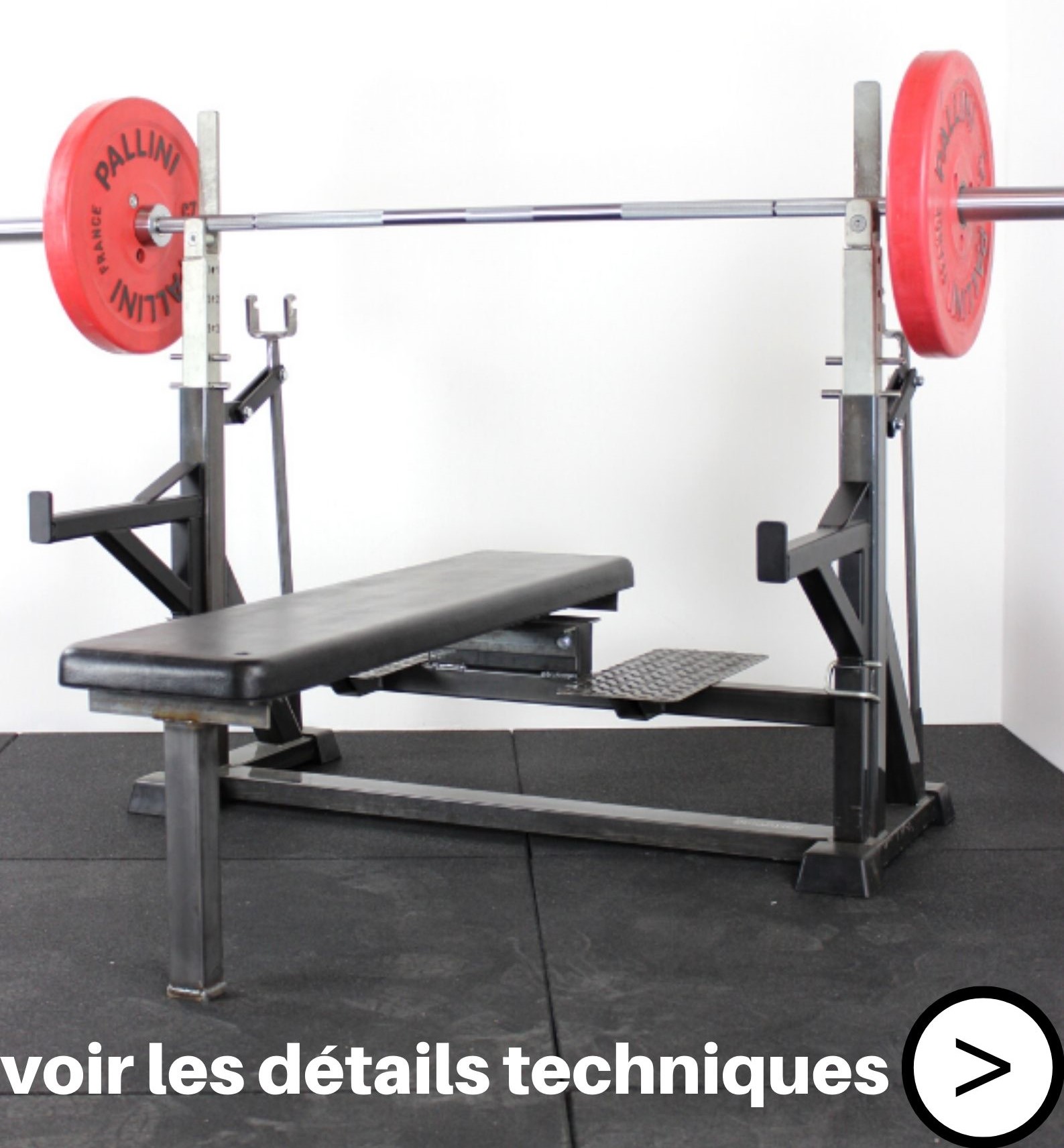 Développé couché, quel banc de musculation pour pratiquant régulier